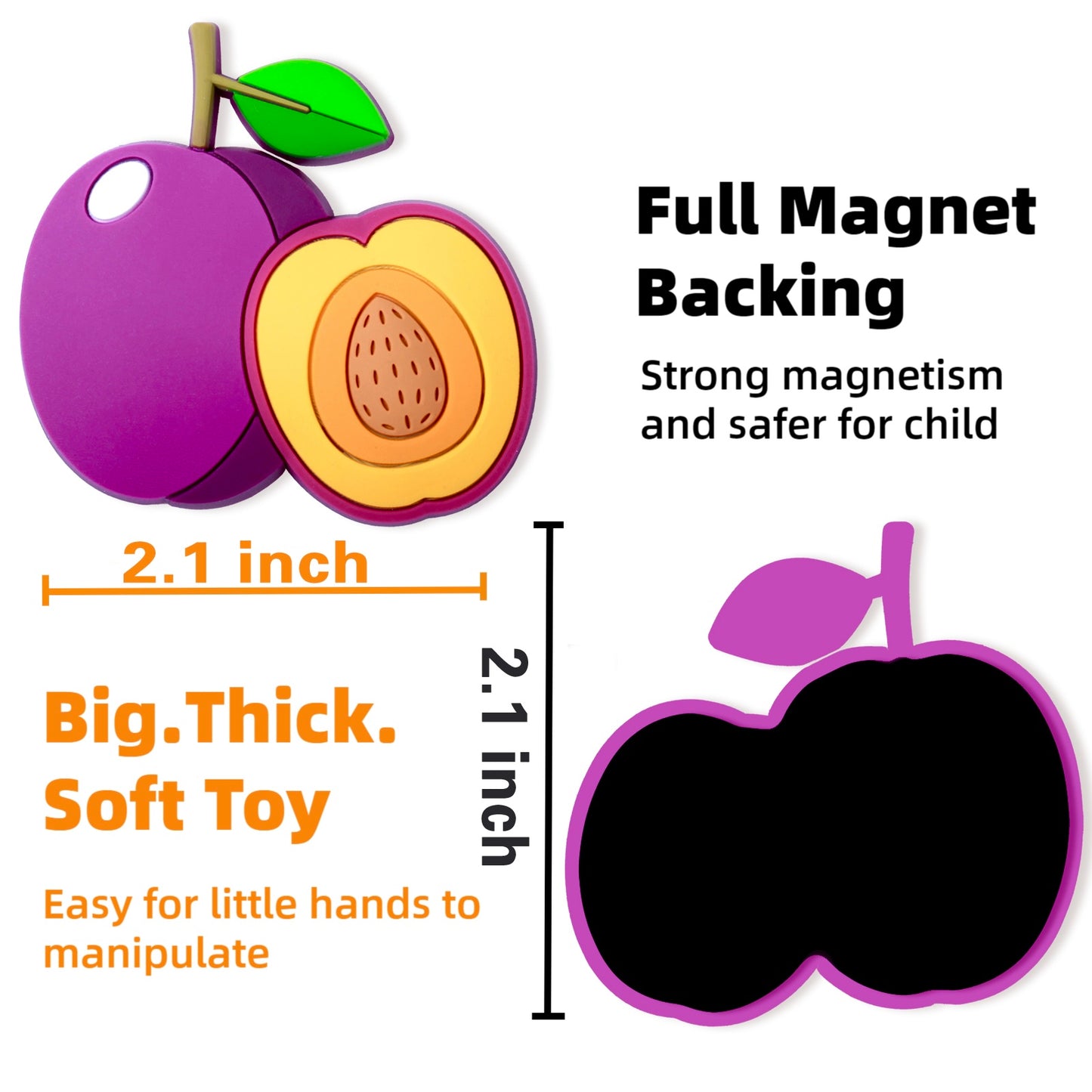 Cute Fruit Refrigerator Magnet