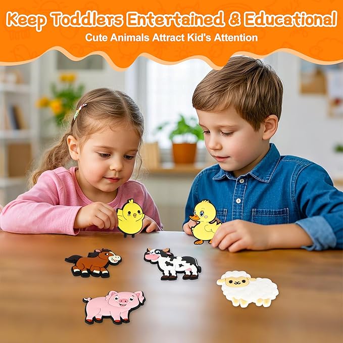 Large Cute Farm Animals Fridge Magnets