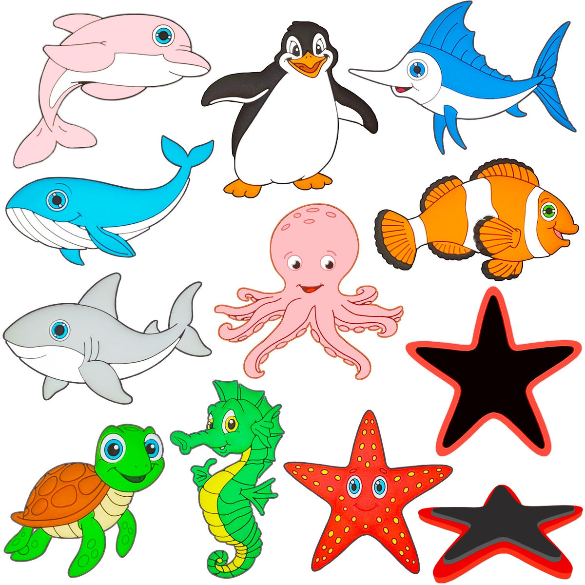 Ocean Animal Magnets for Fridge