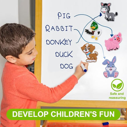 Cute Vivid Farm Animals Refrigerator Magnets