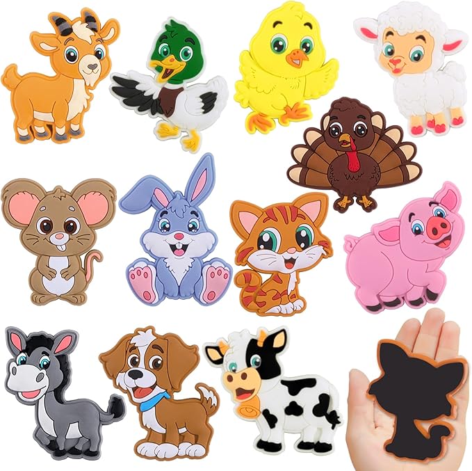 Cute Vivid Farm Animals Refrigerator Magnets