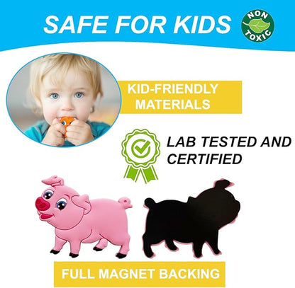 Large Cute Soft Full Back Magnetic Animals for Fridge