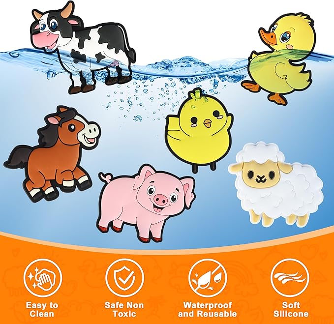 Large Cute Farm Animals Fridge Magnets